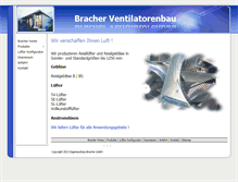 Tablet Screenshot of bracher.de